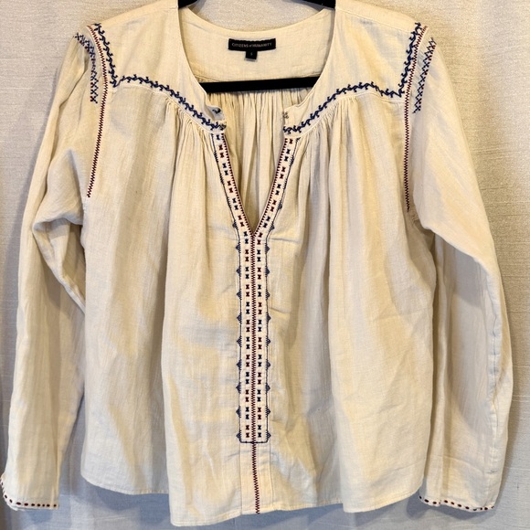 Citizens of Humanity Off-White Cotton Top - Picture 1 of 7